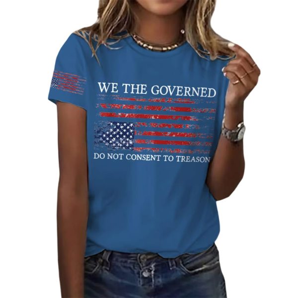 We The Governed Do Not Consent To Treason America Shirt