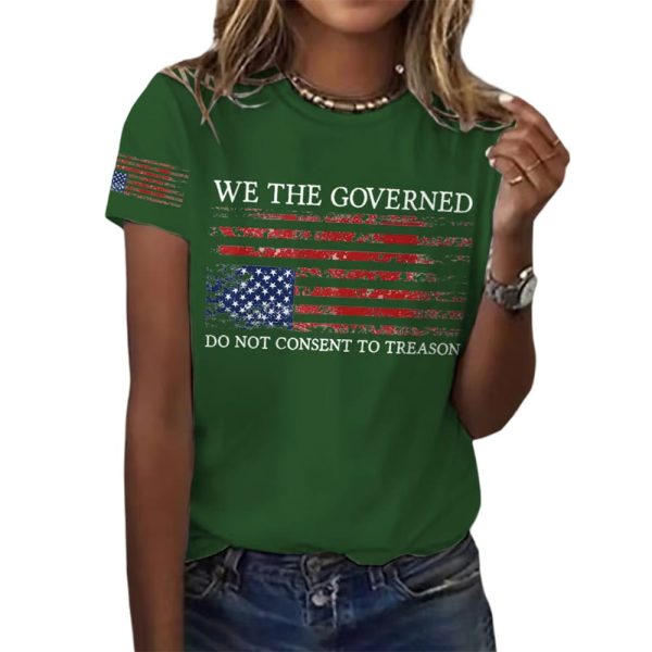 We The Governed Do Not Consent To Treason America Shirt