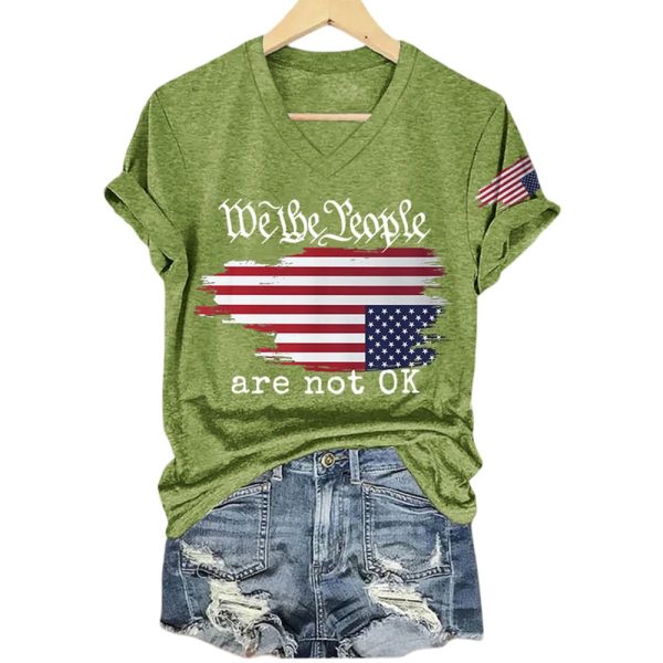 We The People Are Not Ok America Shirt
