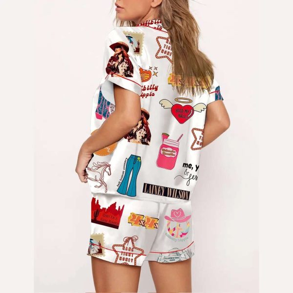 Wild Flowers Wild Horses Country Concert Lainey Wilson Print Pajama Set
