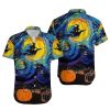 Witches Van Gogh Halloween Art Hawaiian Shirt