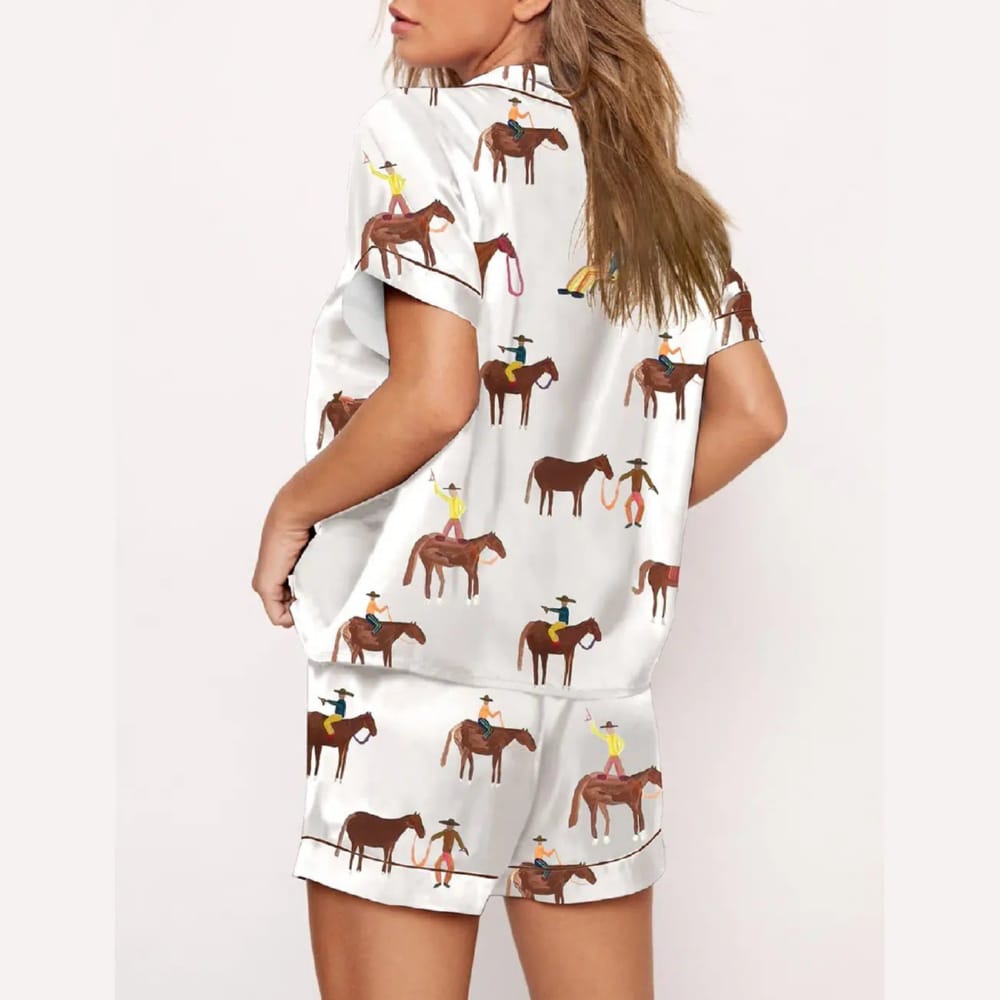 Women’s Gangstas Paradise Cowboys Pajama Set Women’s Gangstas Paradise Cowboys Pajama Set