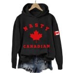 Women's Nasty Canadians Print Hoodie