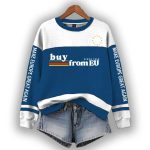 Women's Retro Make Europe Great Again Buy Form EU Since 1958 Print Sweatshirt