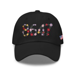 Unisex American 8647 Floral Cotton Hat