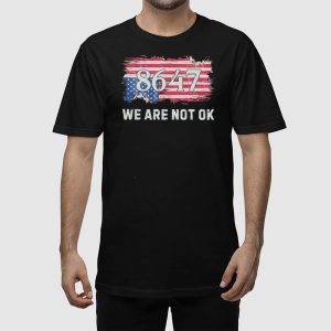 Retro We Are Not Ok 8647 Shirt 2