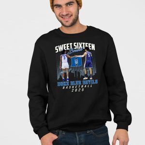 Ashlon Jackson Tyrese Proctor Sweet Sixteen Bound Duke Basketball 2025 Shirt 4