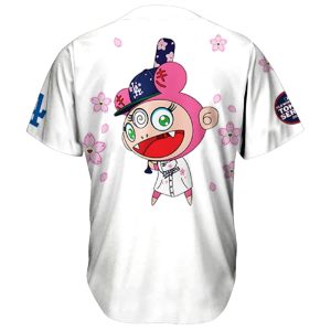 Dodgers Takashi Murakami Tokyo Series Baseball Jersey 3