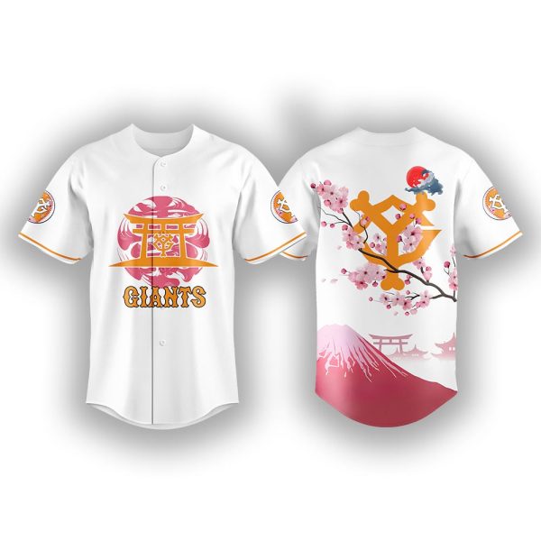 Yomiuri Giants Fuji Mount Baseball Jersey 2025