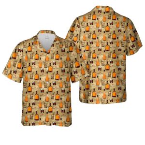Kentucky Derby Bourbon Hawaiian Shirt