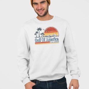 Retro Gulf Of America Est 2025 Palm Trees Shirt 4