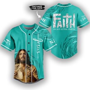 The Chosen Jesus Faith Im Just Getting Started Baseball Jersey1