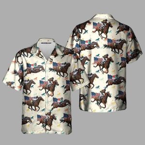 Kentucky Derby Horse Vintage Horse Racing Derby Hawaiian Shirt1