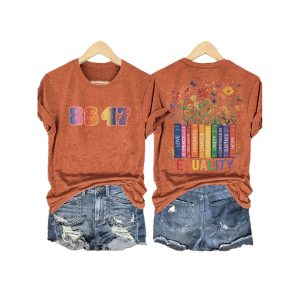 Retro Flowers 86 47 Equality Matters Equality Never Hurt Anybody Diversity Equity And Inclusion Shirt2
