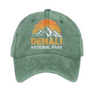 Denali National Park Hiking Travel Camping Baseball Cap1