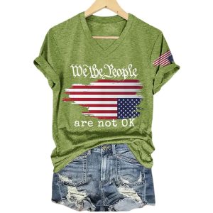 We The People Are Not Ok America Shirt4