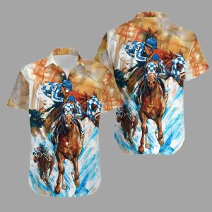 150th Anniversary Kentucky Derby Horse Racing Hawaiian Shirt1