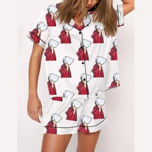 Handmaids Tale Short Sleeve Pajama Set2