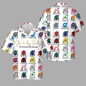 2025 Kentucky Derby Jockey Silks Hawaiian Shirt1