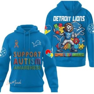 Lions Support Autism Awareness 3D Shirt 1 Lions Support Autism Awareness 3D Shirt1