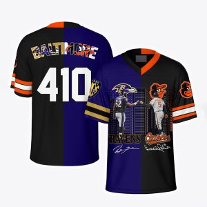 Ray Lewis Ravens Brooks Robinson Orioles Football Jersey