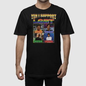 Yeah I Support Lgbt George Bottas Tsunoda Shirt 3