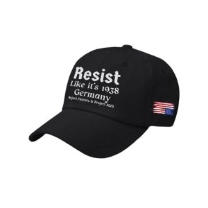 America Resist Like Its 1938 Germany Reject Fascism And Project 2025 Print Baseball Cap