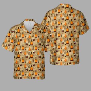 Kentucky Derby Bourbon Hawaiian Shirt1