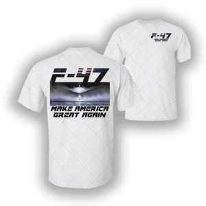 Trump F 47 Jet Make America Great Again Two Sided Shirt