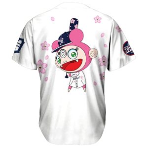 Detroit Takashi Murakami Tokyo Series 2025 Jersey 3
