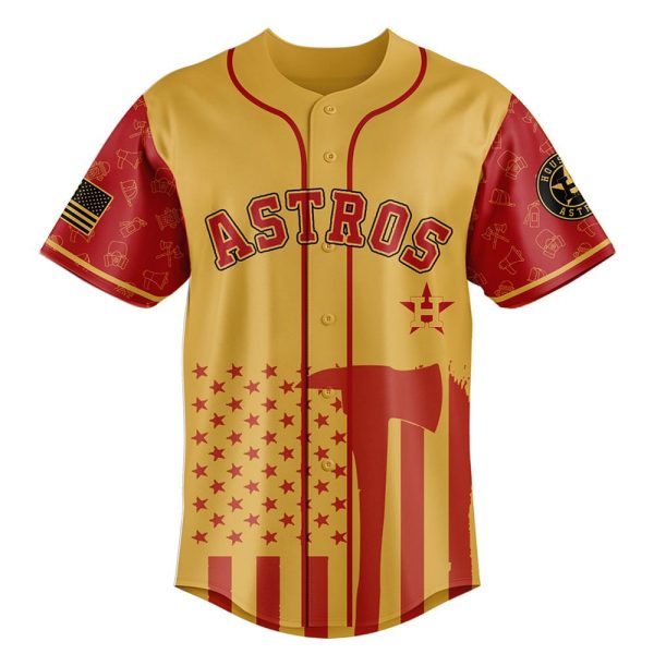 2025 Astros Firefighter Appreciation Night Jersey