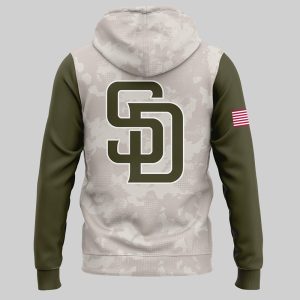 Padres 2025 ARMED FORCES DAY Hoodie2