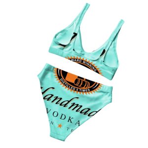 Vodka U Neck Mid Rise Two Piece Bikini Set3