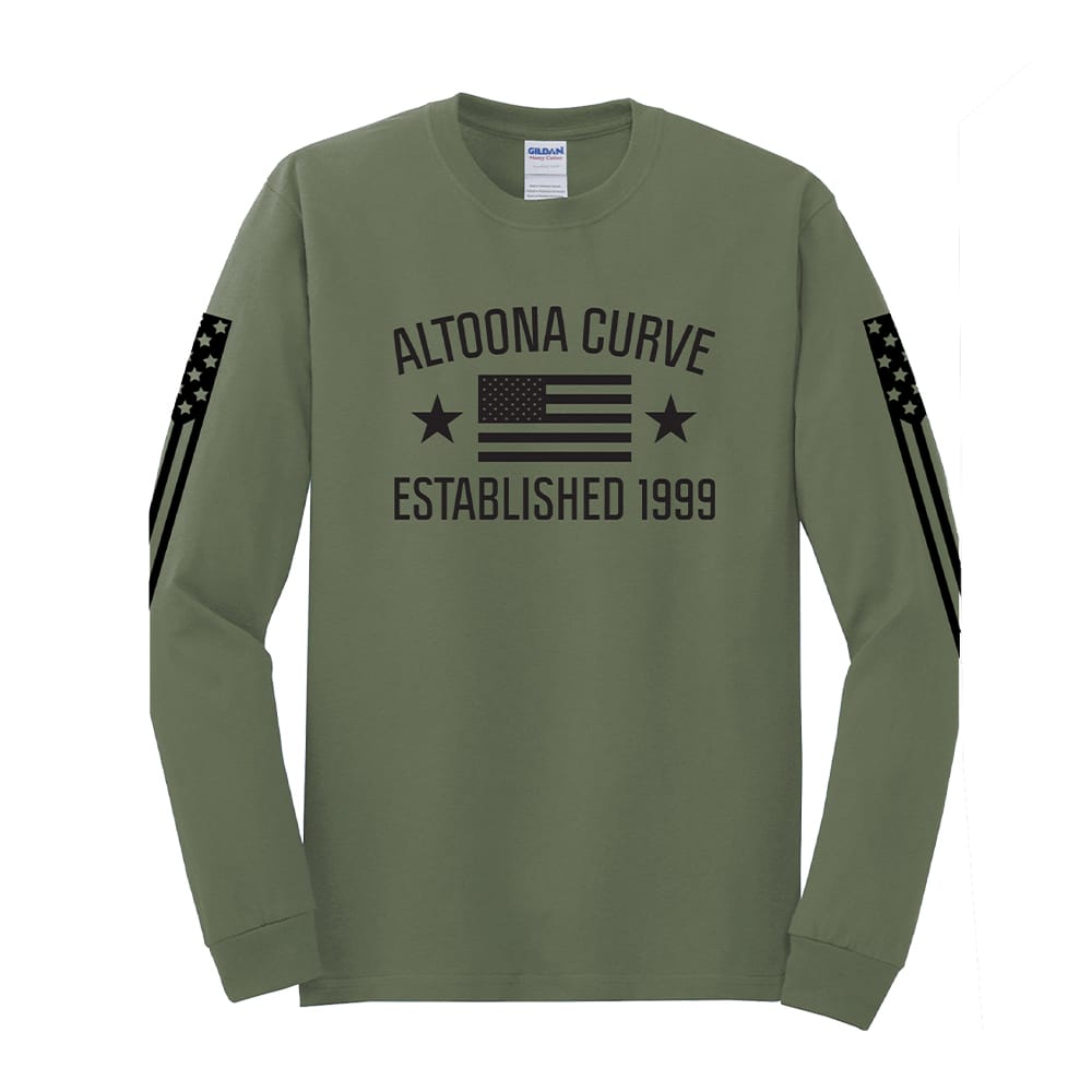 2025 Altoona Curve Military Long Sleeved T Shirt Giveaway 2025 Altoona Curve Military Long-Sleeved T-Shirt Giveaway