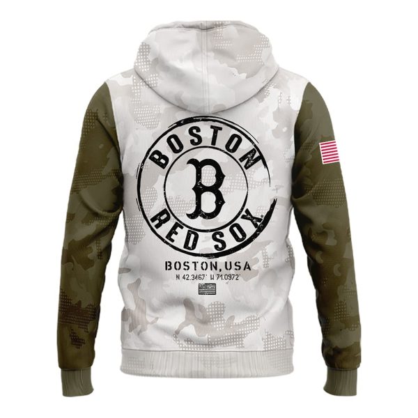 2025 Armed Forces Day Red Sox Hoodie