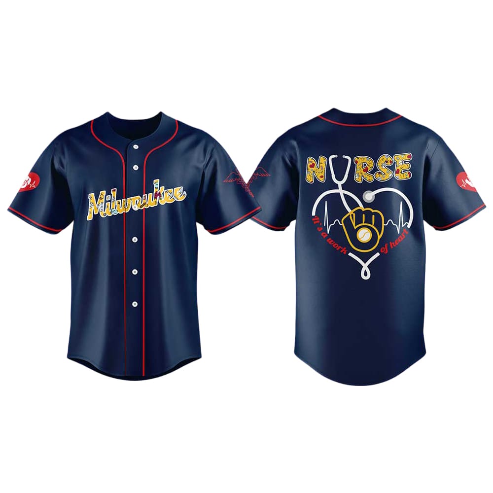 2025 Brewers Nurses Appreciation Baseball Jersey 2025 Brewers Nurses Appreciation Baseball Jersey
