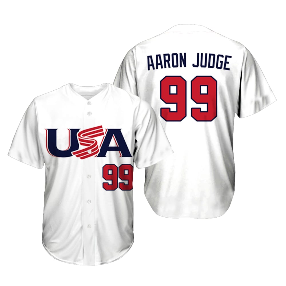 2025 Captain Aaron Judge USA Baseball Jersey 2025 Captain Aaron Judge USA Baseball Jersey