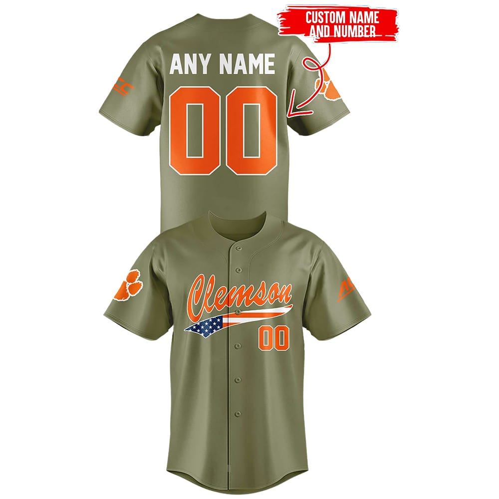 2025 Clemson Military Appreciation Day Jersey 2025 Clemson Military Appreciation Day Jersey