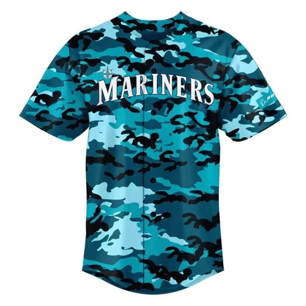 2025 Mariners Salute To Armed Forces Night Jersey Giveaway