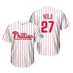 2025 Phillies Independence Blue Cross Aaron Nola Replica Jersey Giveaway