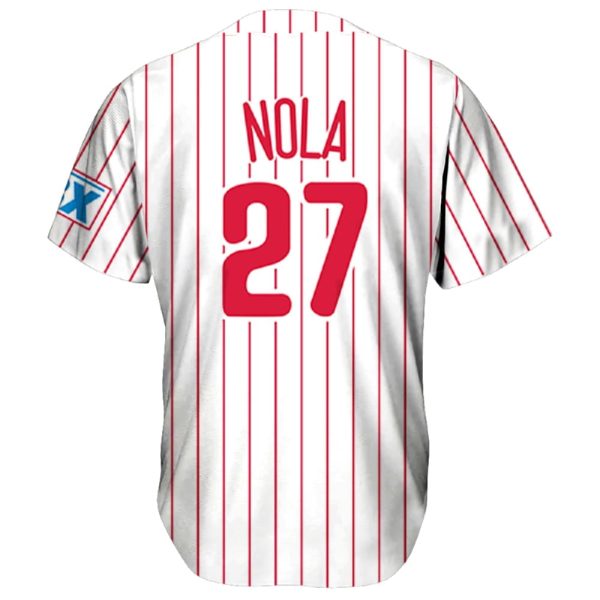 2025 Phillies Independence Blue Cross Aaron Nola Replica Jersey Giveaway