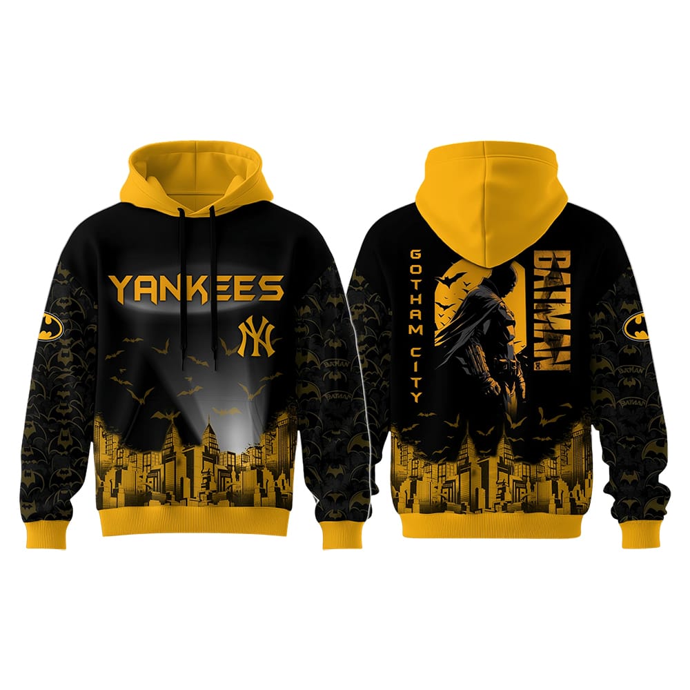 2025 Yankees Batman Game Night Hoodie 2025 Yankees Batman Game Night Hoodie