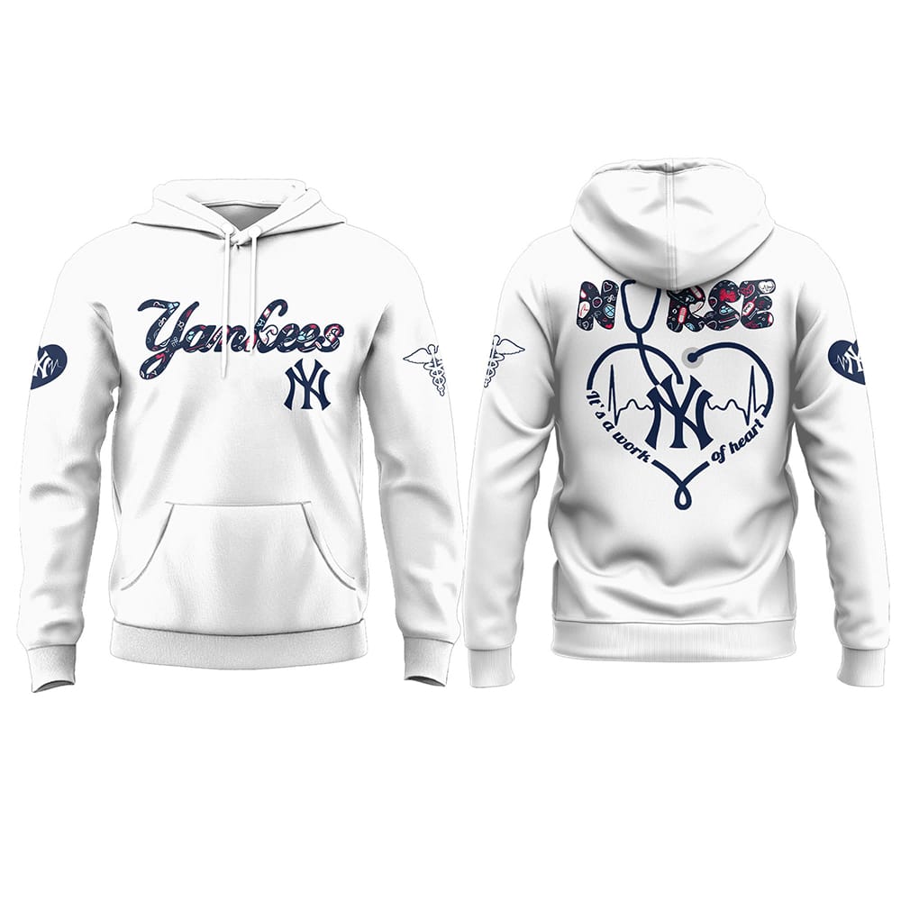 2025 Yankees NURSES NIGHT Hoodie 2025 Yankees NURSES NIGHT Hoodie