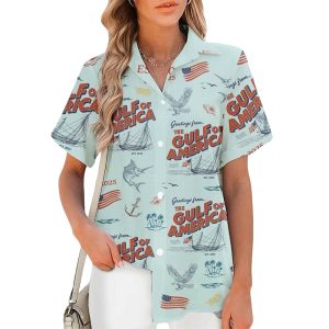 Greetings From The Gulf Of America Est 2025 Hawaiian Shirt2