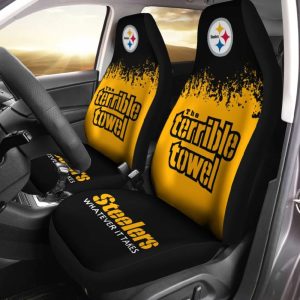 The Terrible Towel Pittsburgh Football Car Seat Cover1