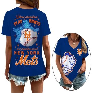 Some Grandmas Play Bingo Real Grandmas Watch Mets 3D Shirt3