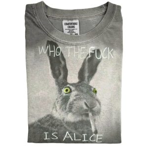 Smoking Bunny Who The Fuck Is Alice Shirt1