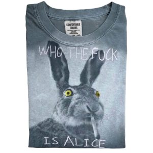 Smoking Bunny Who The Fuck Is Alice Shirt2
