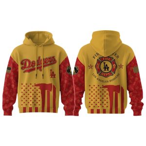 Dodgers Firefighter Appreciation Night 2025 Hoodie