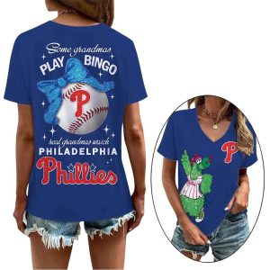Some Grandmas Play Bingo Real Grandmas Watch Phillies 3D Shirt3